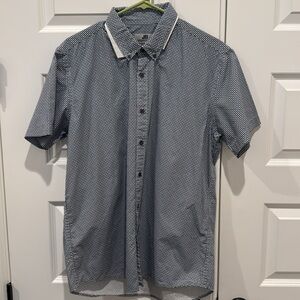 JB Workshop Men’s Casual Short Sleeve Button Down Size Large